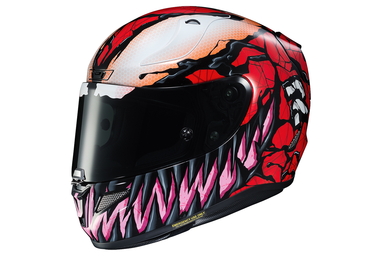 CASCO HJC RPHA 11 CARNAGE MARVEL MC-1