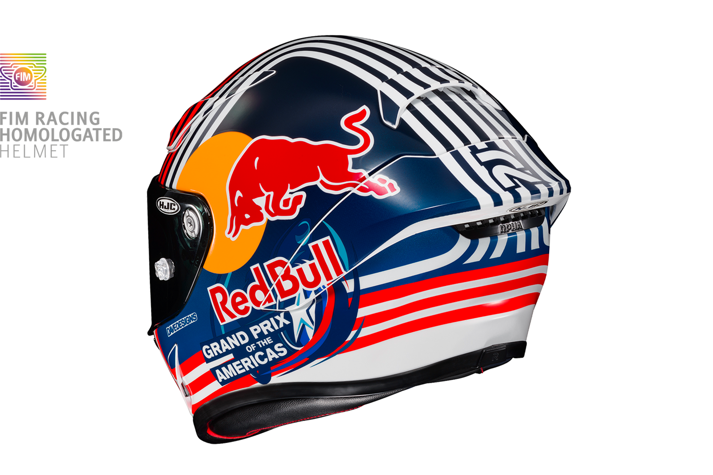 CASCO HJC RPHA 1 RED BULL AUSTIN GP MC-21