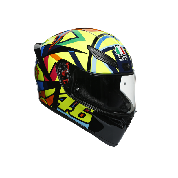 CASCO AGV K-1 ROSSI SOLELUNA