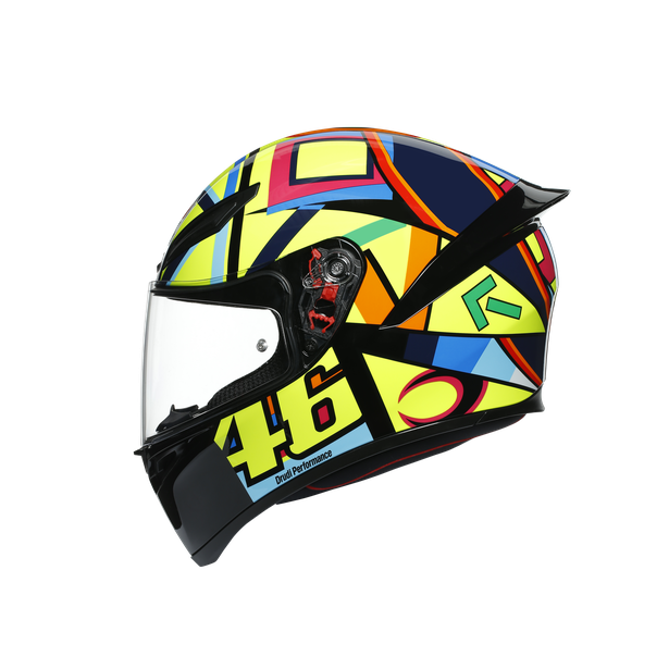 CASCO AGV K-1 ROSSI SOLELUNA