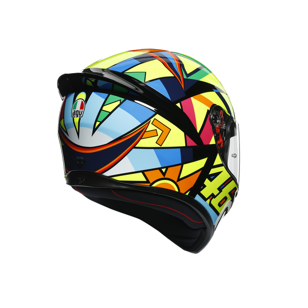 CASCO AGV K-1 ROSSI SOLELUNA