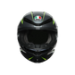 CASCO AGV K6 FLASH GREY / BLACK / LIME